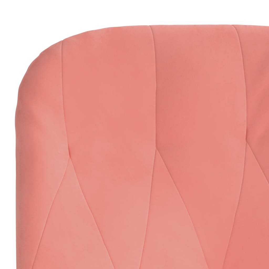 vidaXL Relaxační křeslo růžové samet