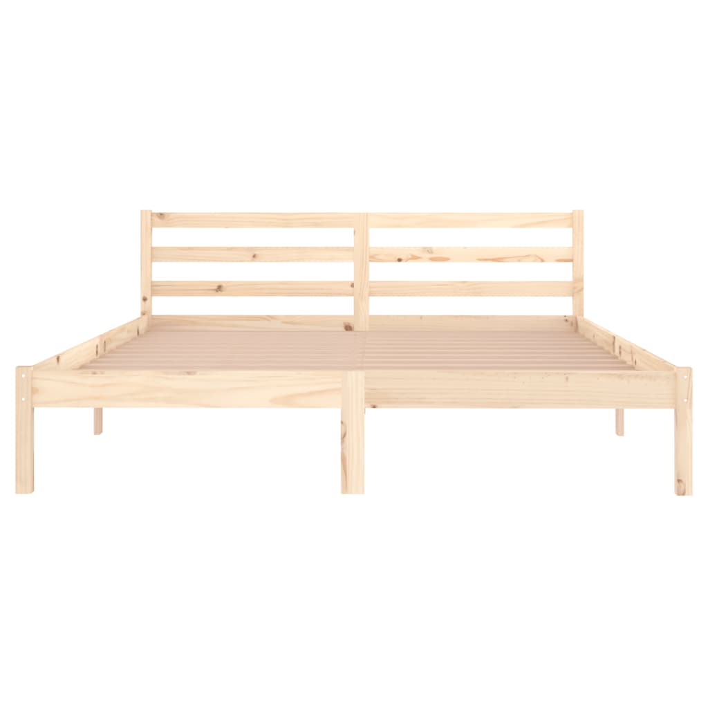 vidaXL Rám postele masivní dřevo borovice 160 x 200 cm