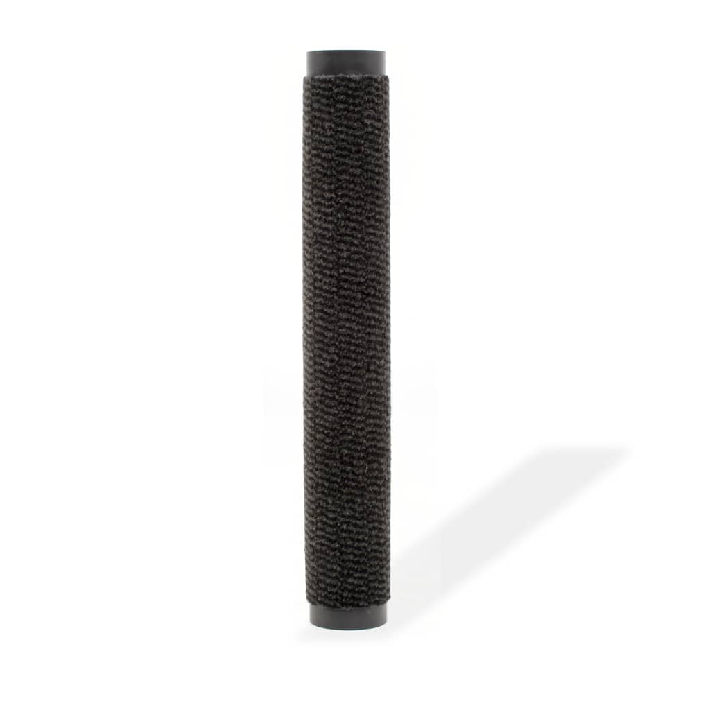 vidaXL Protiprachová obdélníková rohožka všívaná 90x150cm černá