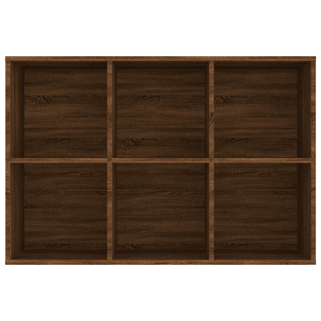 vidaXL Knihovna/příborník hnědý dub 66 x 30 x 98 cm kompozitní dřevo