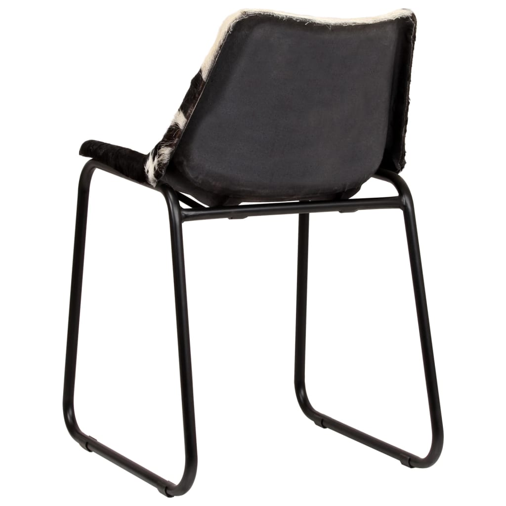 vidaXL Jídelní židle 6 ks pravá kozí kůže