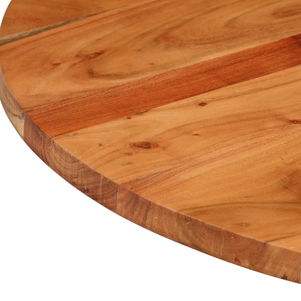 vidaXL Stolní deska Ø 70 x 2,5 cm kulatá masivní akáciové dřevo