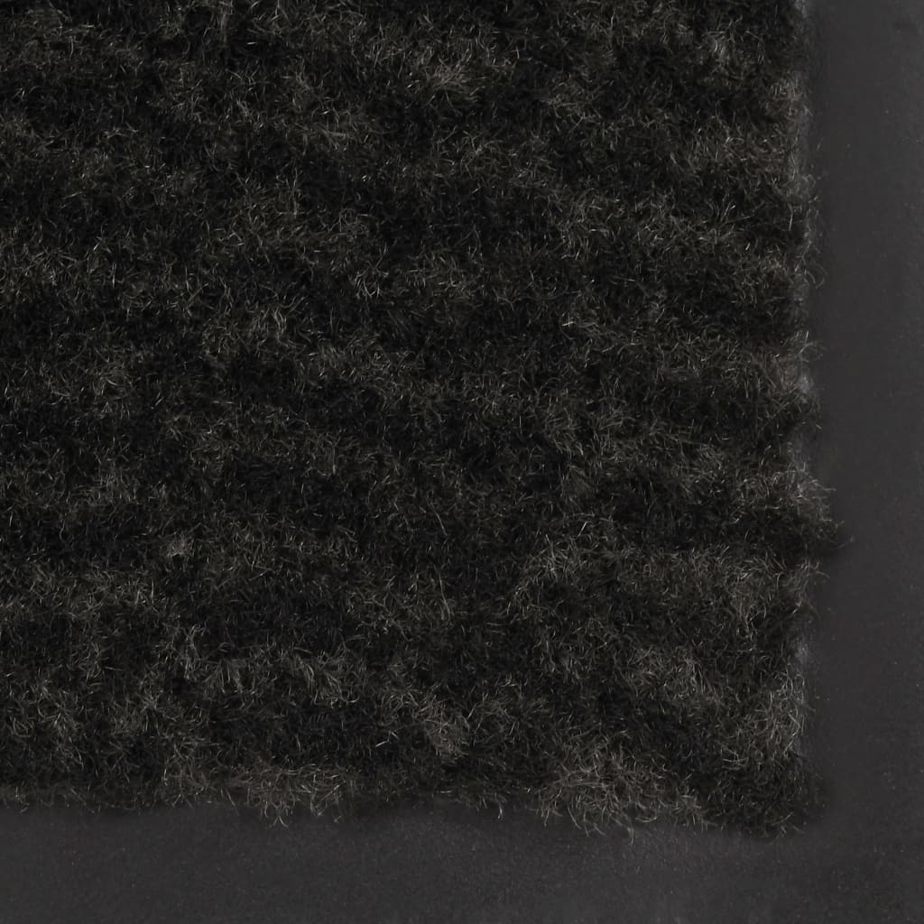 vidaXL Protiprachová obdélníková rohožka všívaná 120x180 cm černá