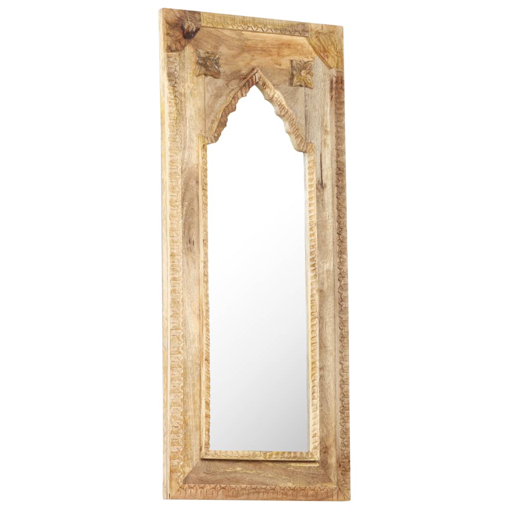 vidaXL Zrcadlo 50 x 3 x 110 cm masivní mangovníkové dřevo