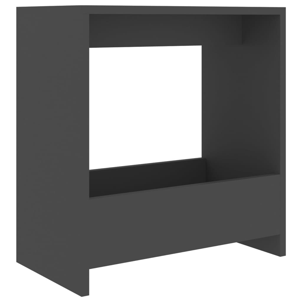 vidaXL Odkládací stolek šedý 50 x 26 x 50 cm dřevotříska