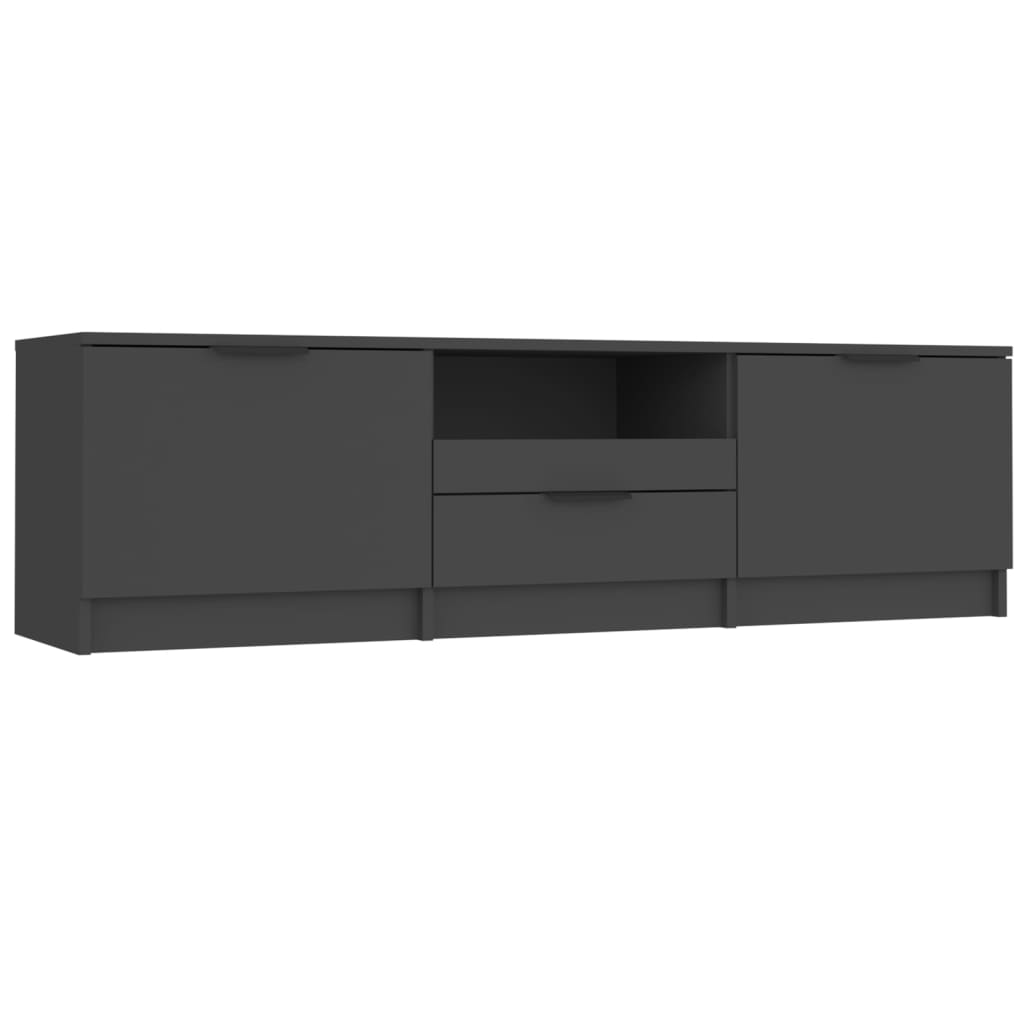 vidaXL TV skříňka černá 140 x 35 x 40 cm kompozitní dřevo