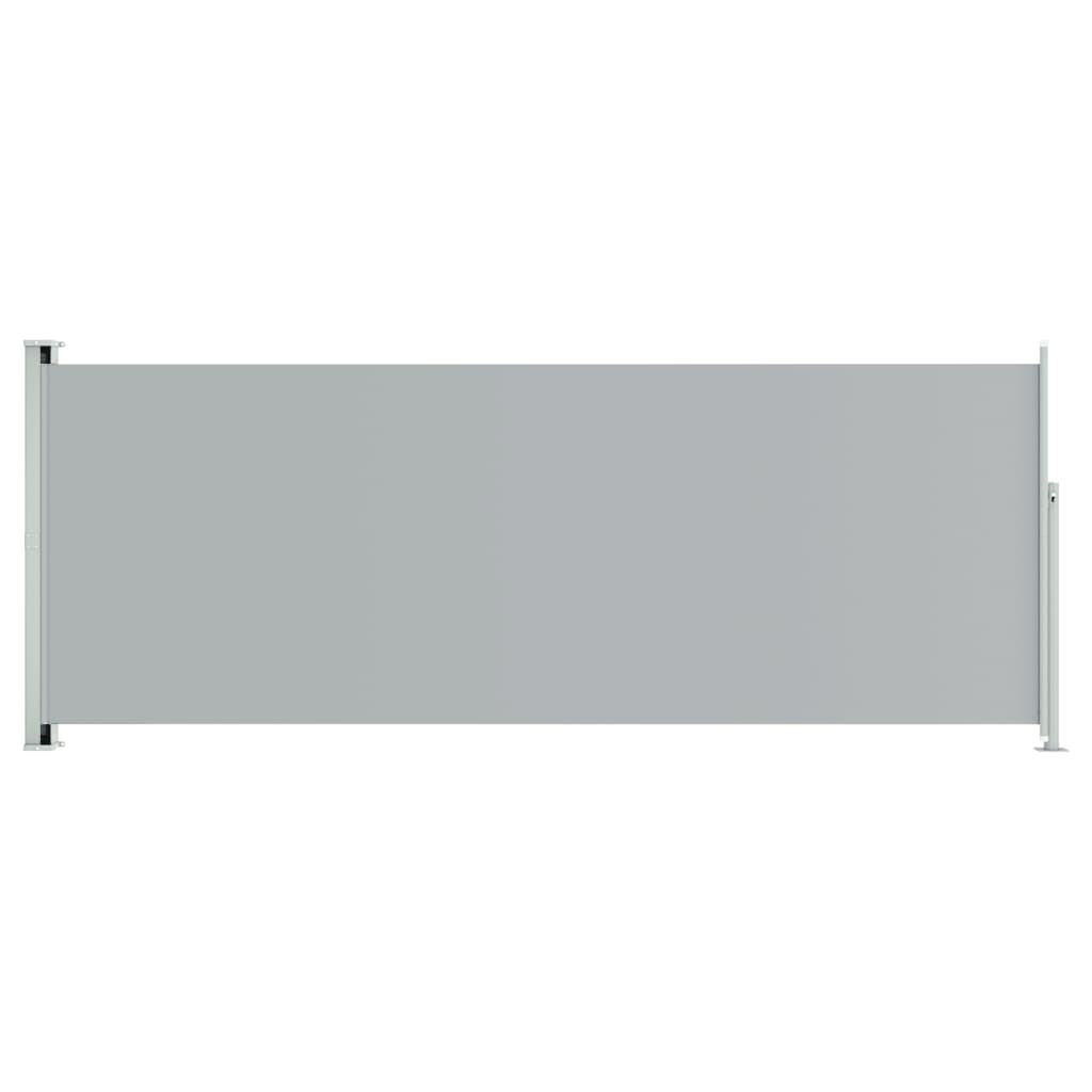 vidaXL Zatahovací boční markýza 117 x 300 cm šedá