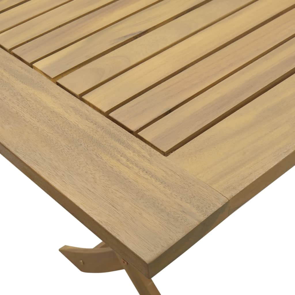 vidaXL Skládací zahradní stůl 120 x 70 x 75 cm masivní akáciové dřevo