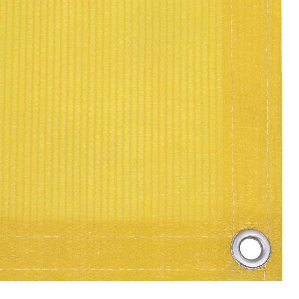 vidaXL Balkónová zástěna žlutá 90 x 500 cm HDPE