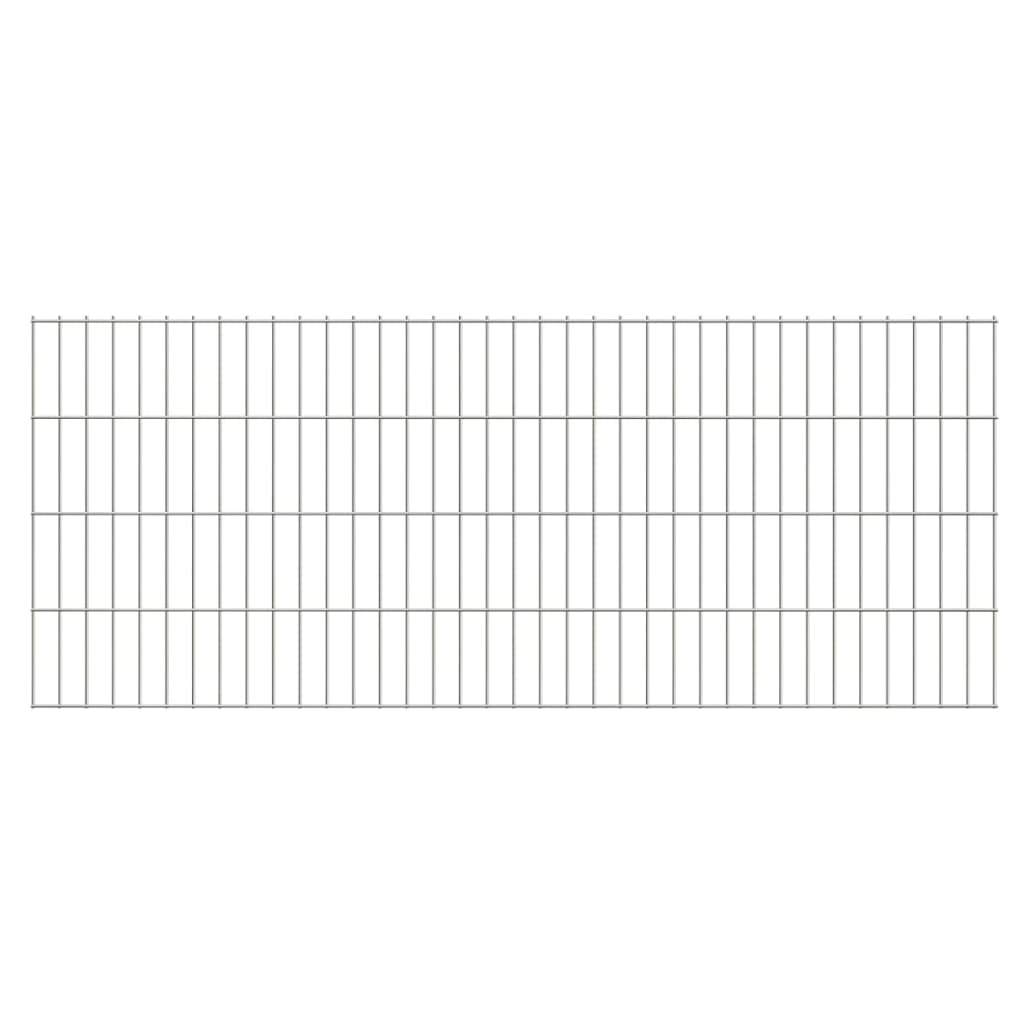 vidaXL 2D gabion plot pozinkovaná ocel 2,008x0,83 m 4m (celková délka)