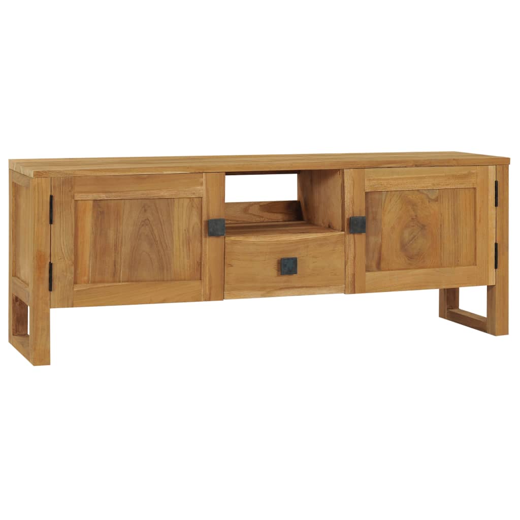 vidaXL TV stolek 120 x 32 x 45 cm masivní teakové dřevo