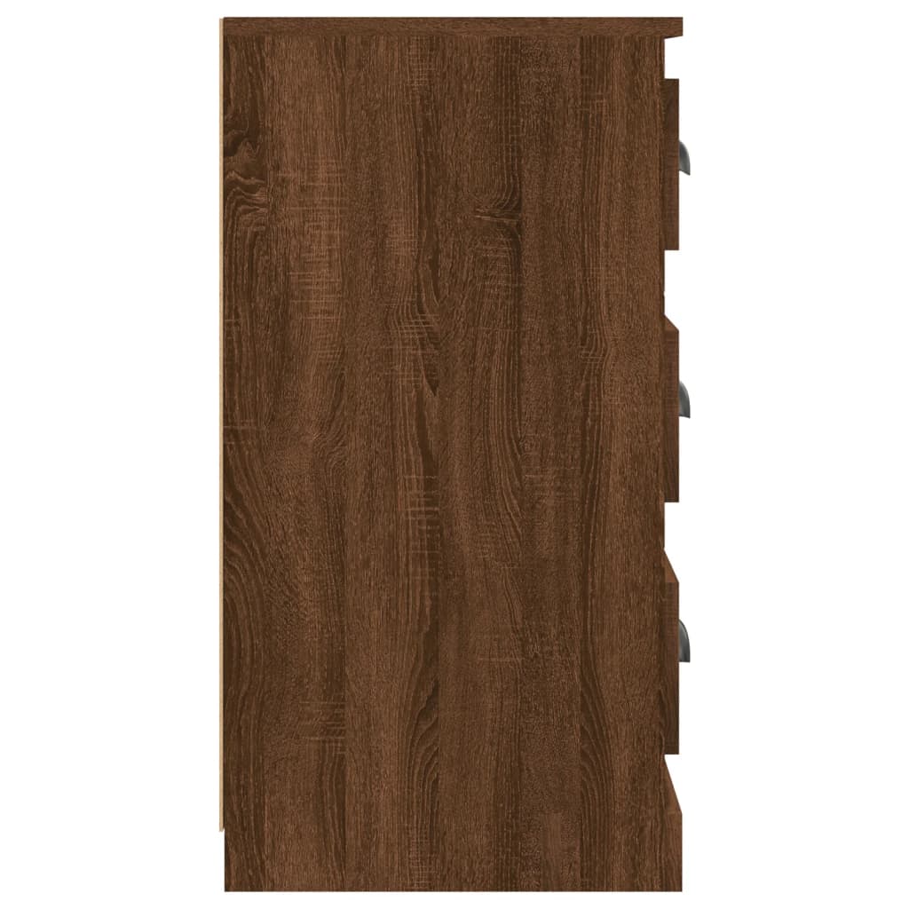 vidaXL Příborník hnědý dub 70 x 35,5 x 67,5 cm kompozitní dřevo