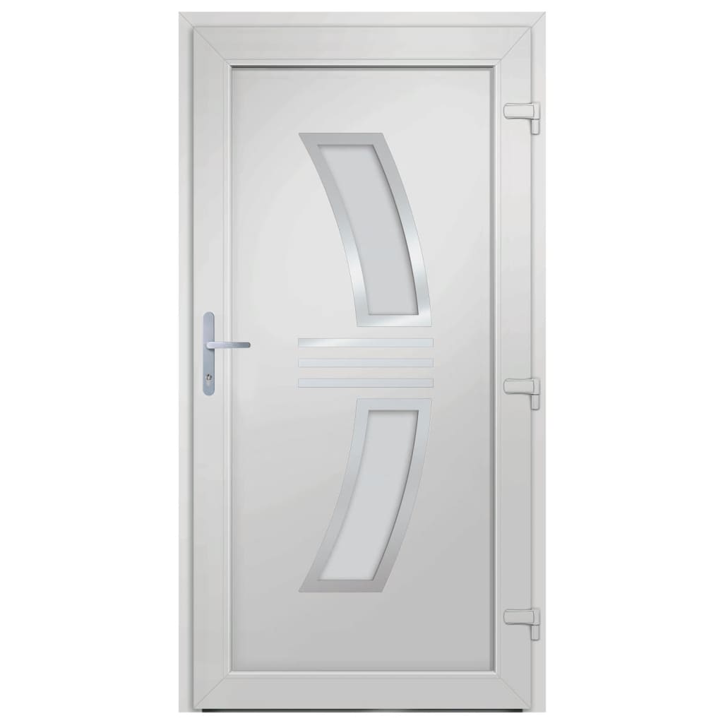 vidaXL Vchodové dveře antracitové 108 x 208 cm PVC