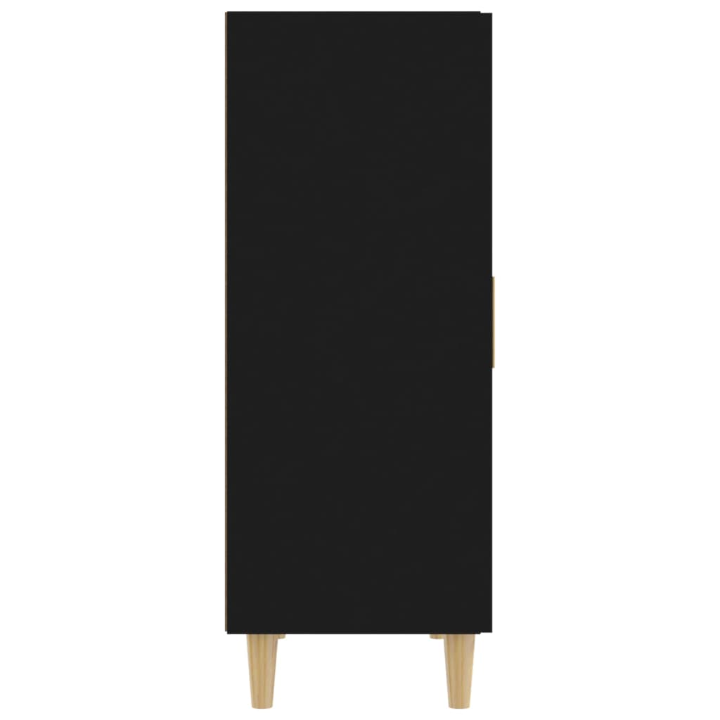 vidaXL Příborník černý 70 x 34 x 90 cm kompozitní dřevo