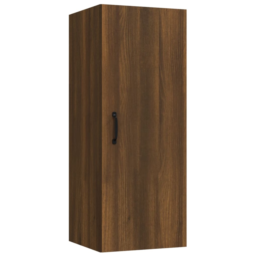 vidaXL Závěsná skříňka hnědý dub 34,5 x 34 x 90 cm kompozitní dřevo