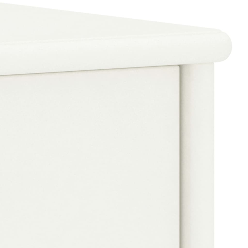 vidaXL Noční stolek bílý 35 x 30 x 40 cm masivní borové dřevo
