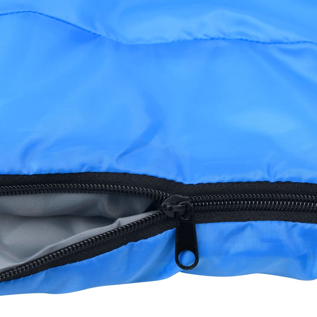vidaXL Lehký spací pytel ve stylu envelope modrý 1100 g 10 °C