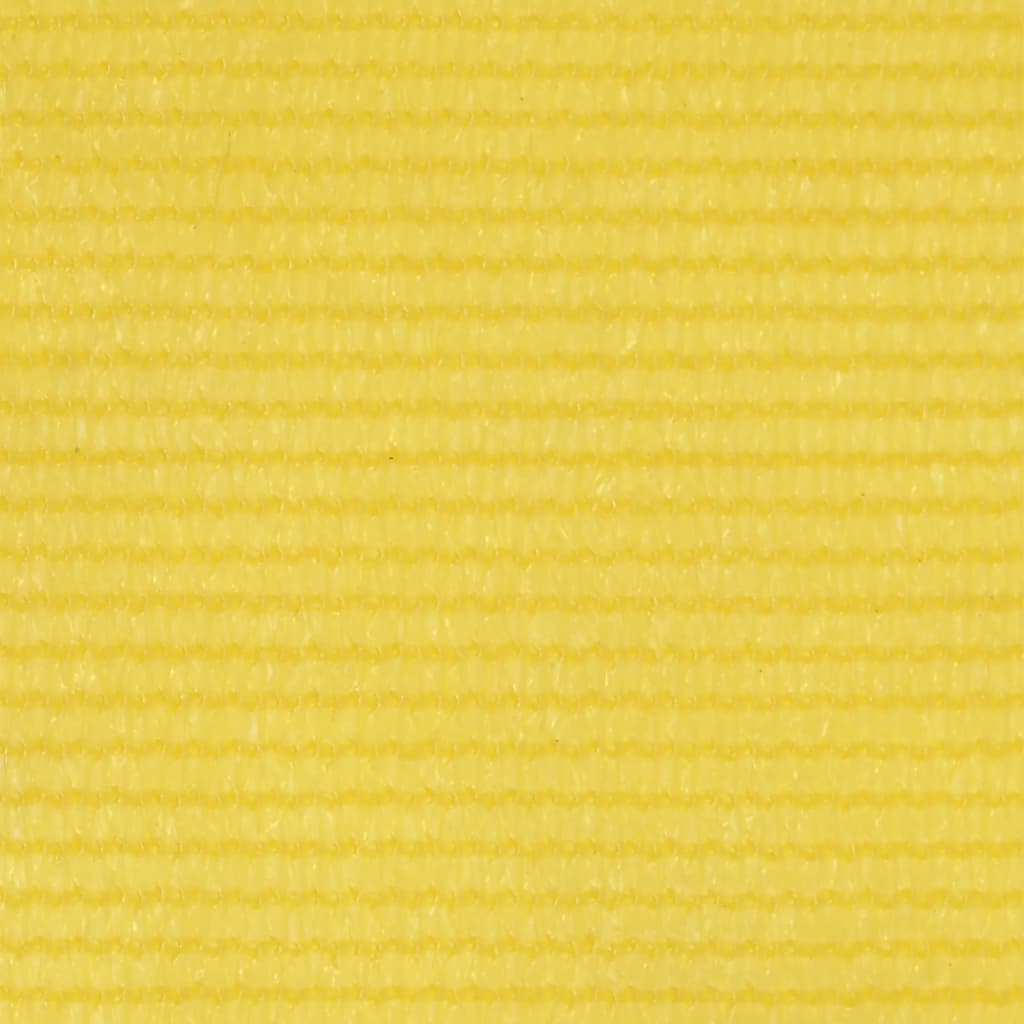 vidaXL Balkónová zástěna žlutá 75 x 600 cm HDPE