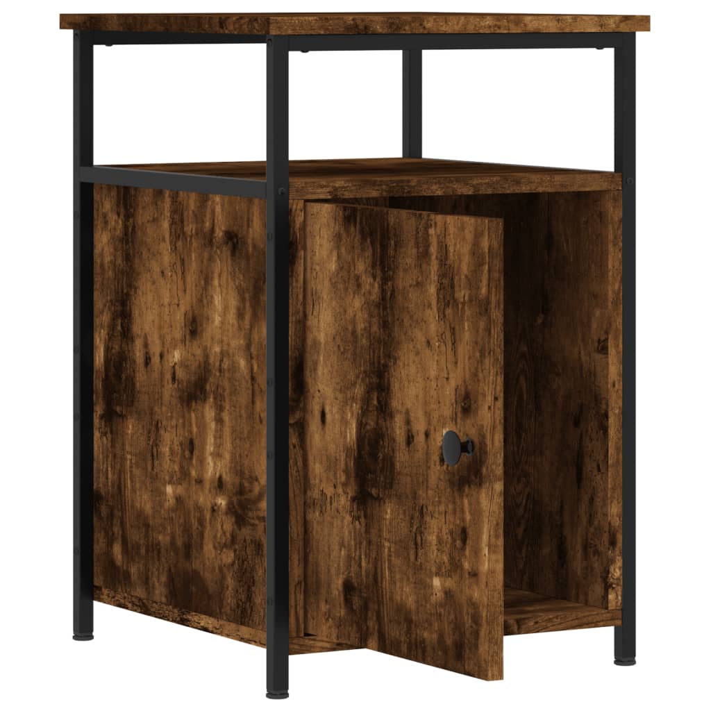 vidaXL Noční stolek kouřový dub 40 x 42 x 60 cm kompozitní dřevo