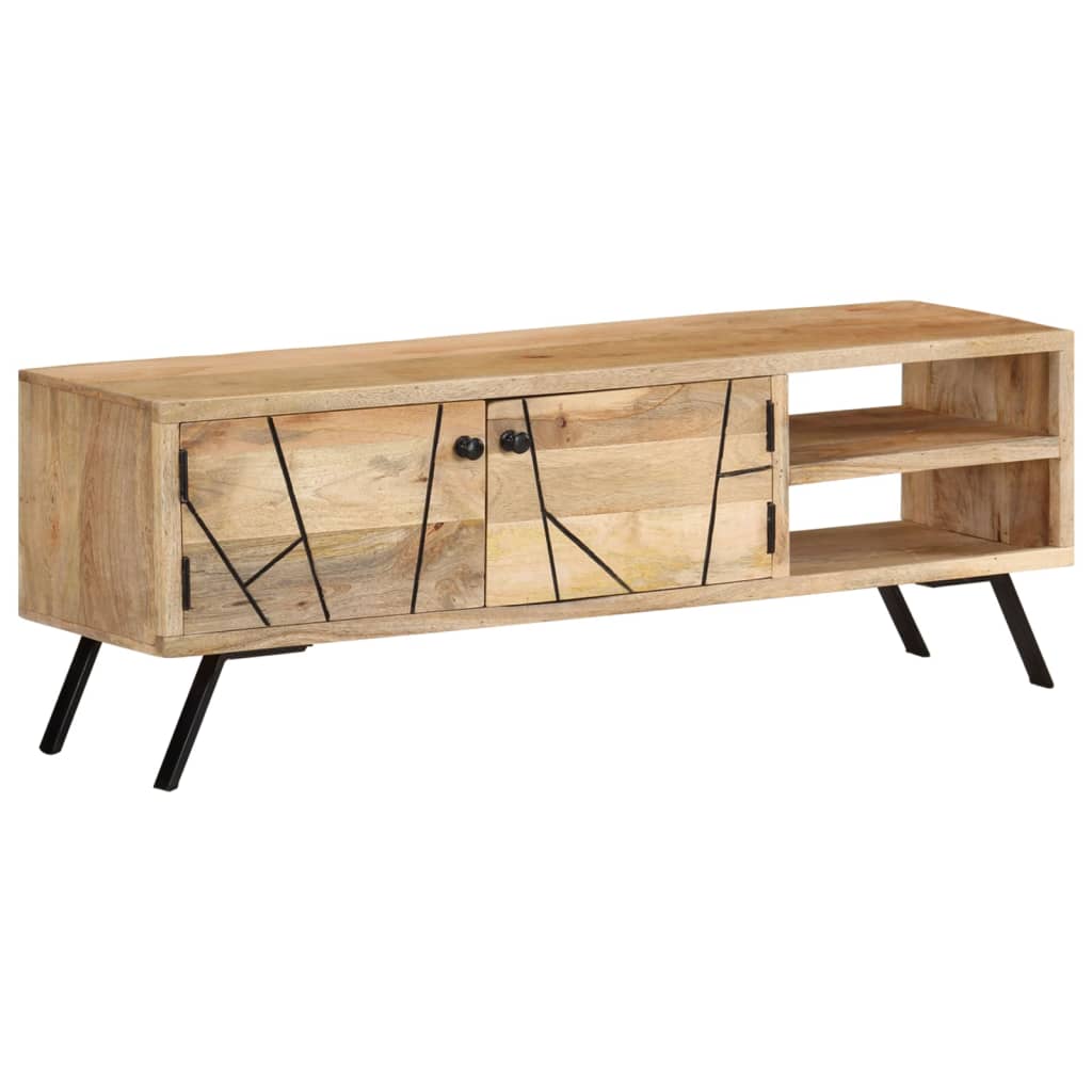 vidaXL TV stolek 110 x 30 x 40 cm masivní mangovníkové dřevo