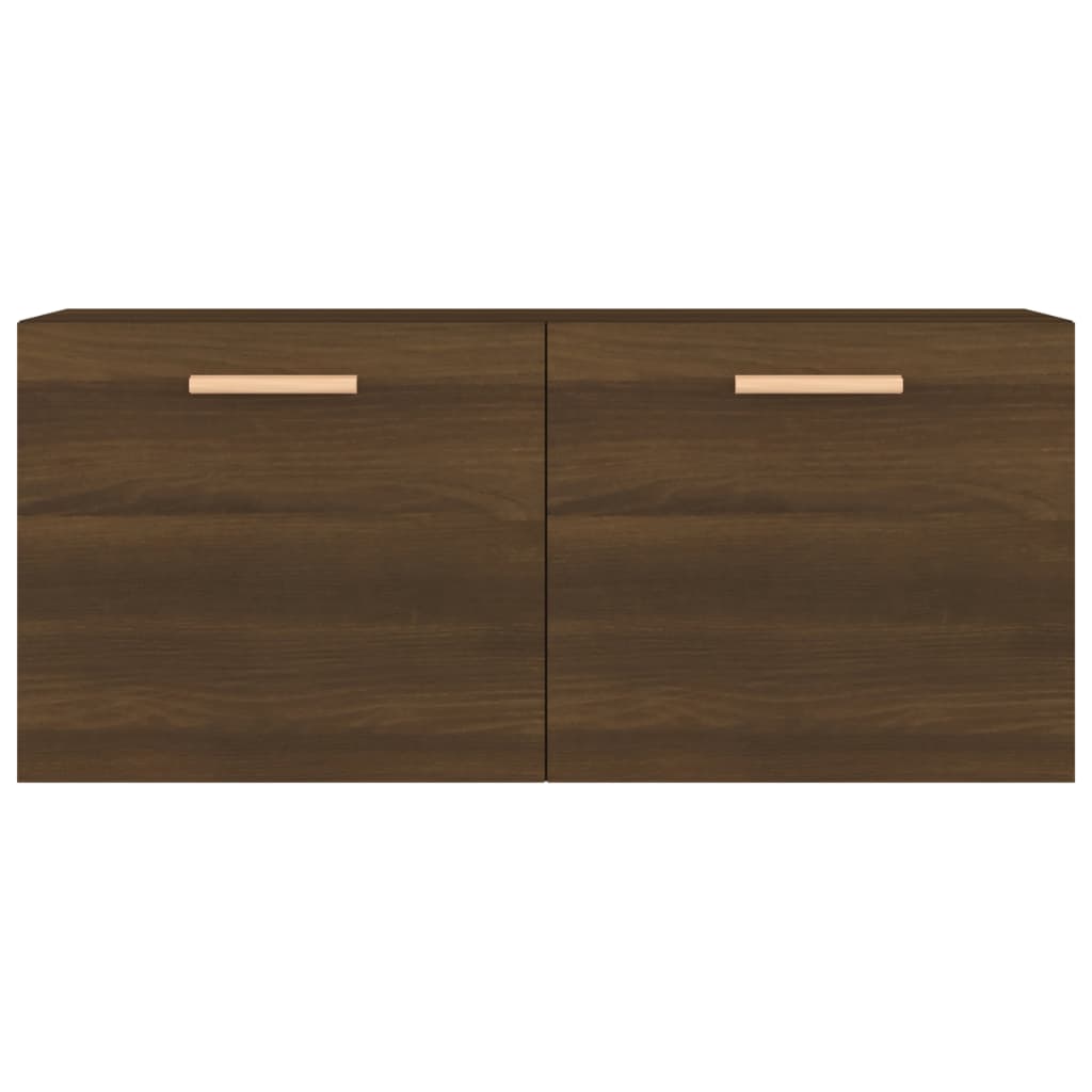 vidaXL Nástěnná skříňka hnědý dub 80 x 35 x 36,5 cm kompozitní dřevo
