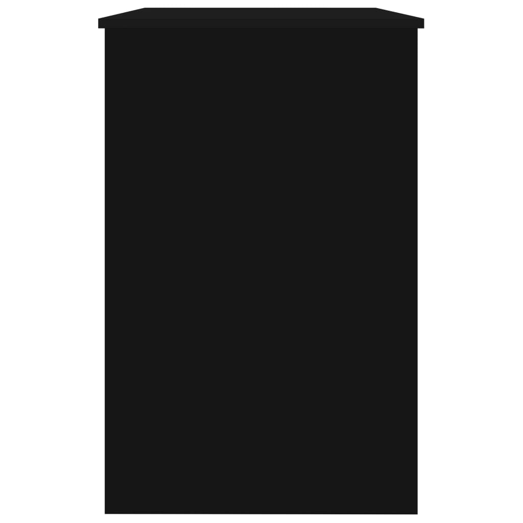 vidaXL Psací stůl černý s vysokým leskem 100 x 50 x 76 cm dřevotříska