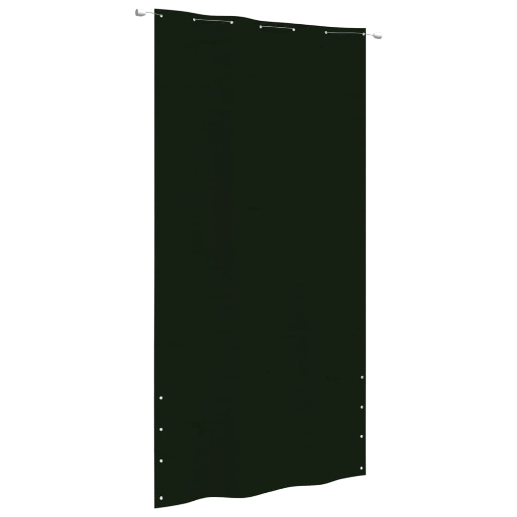 vidaXL Balkonová zástěna tmavě zelená 140 x 240 cm oxfordská látka
