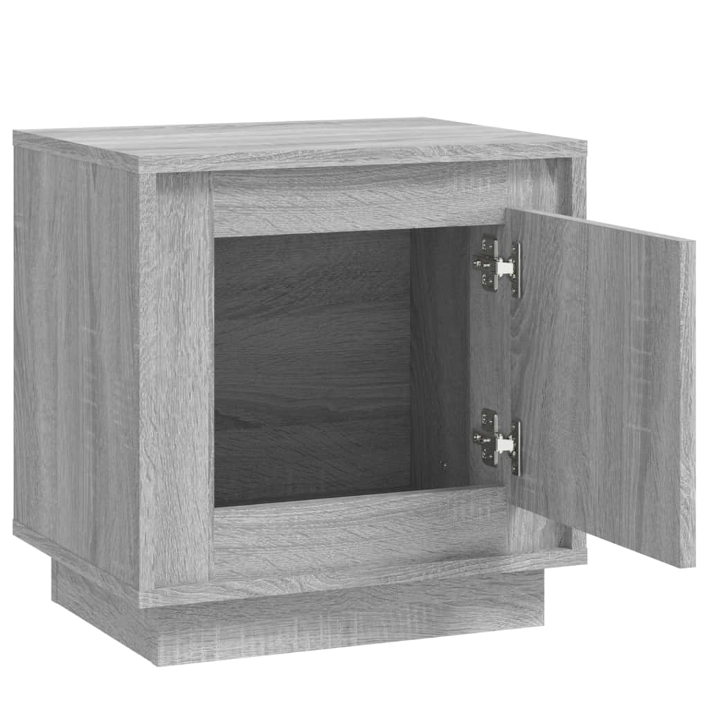 vidaXL Noční stolky 2 ks šedé sonoma 44 x 35 x 45 cm kompozitní dřevo