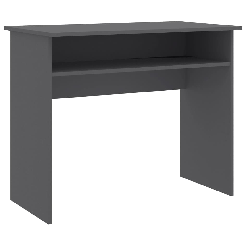 vidaXL Psací stůl šedý 90 x 50 x 74 cm dřevotříska