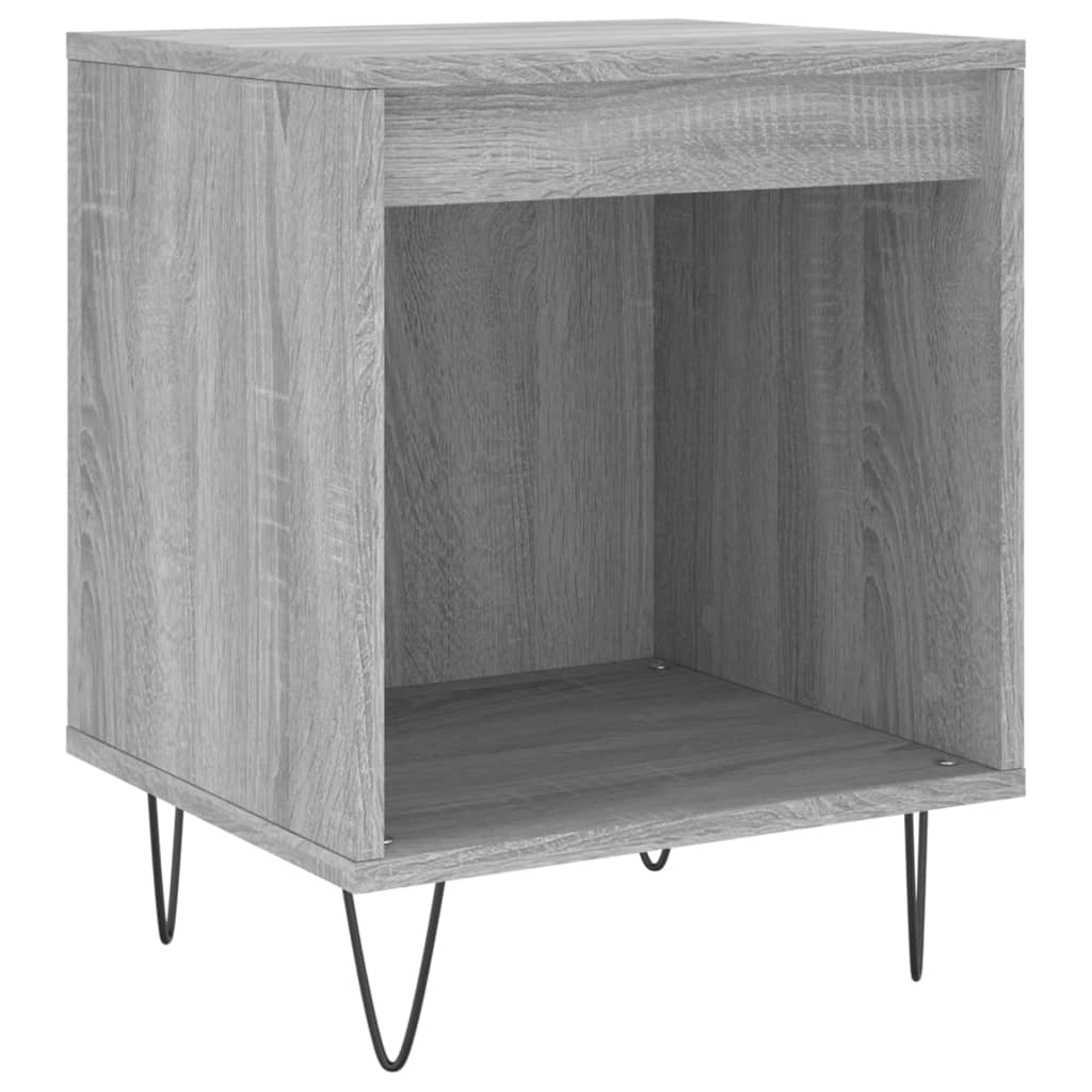vidaXL Noční stolek šedý sonoma 40 x 35 x 50 cm kompozitní dřevo