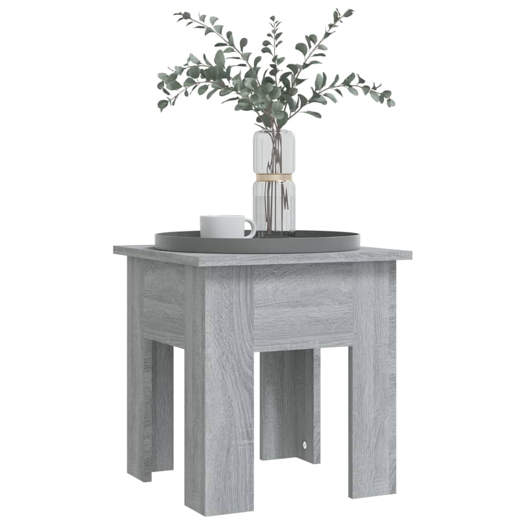 vidaXL Konferenční stolek šedý sonoma 40 x 40 x 42 cm dřevotříska
