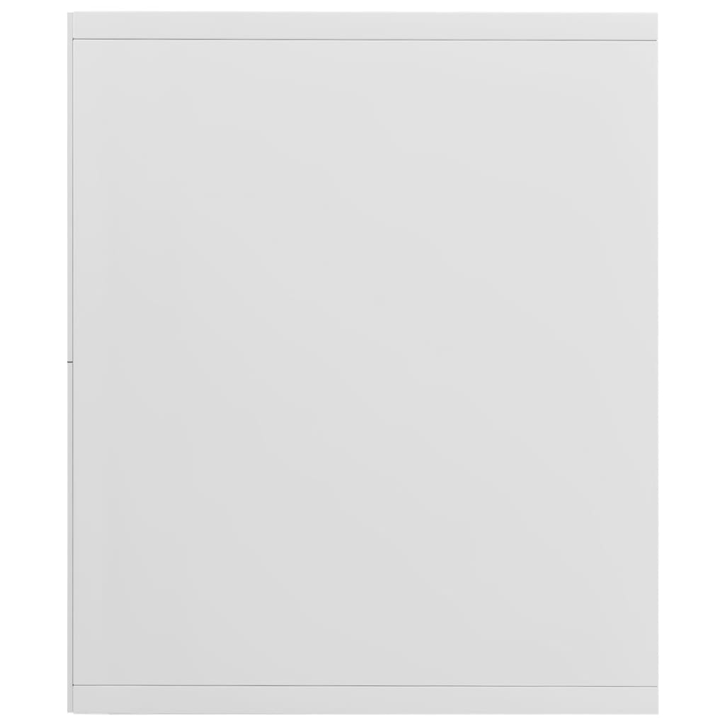 vidaXL Knihovna/TV skříň bílá vysoký lesk 36 x 30 x 143 cm dřevotříska