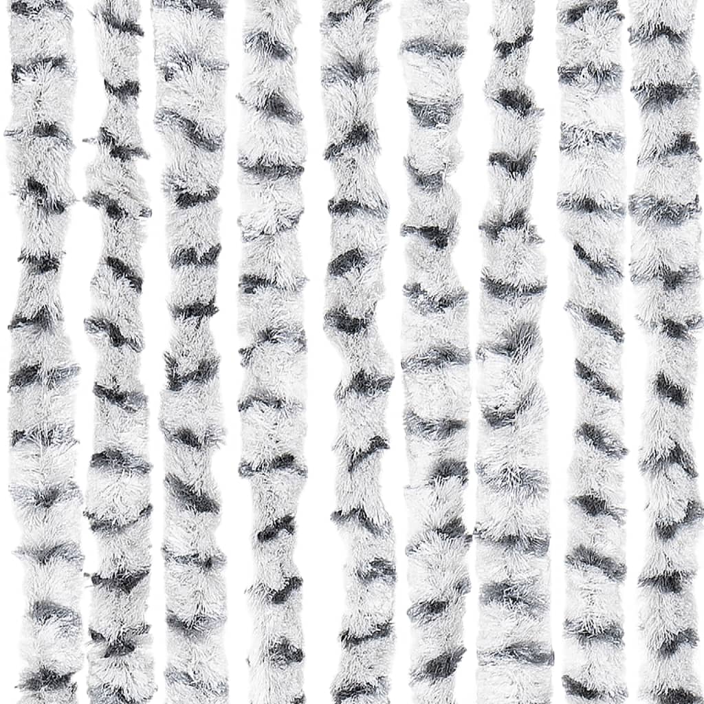 vidaXL Závěs proti hmyzu světle šedý a tmavě šedý 100 x 200 cm žinylka