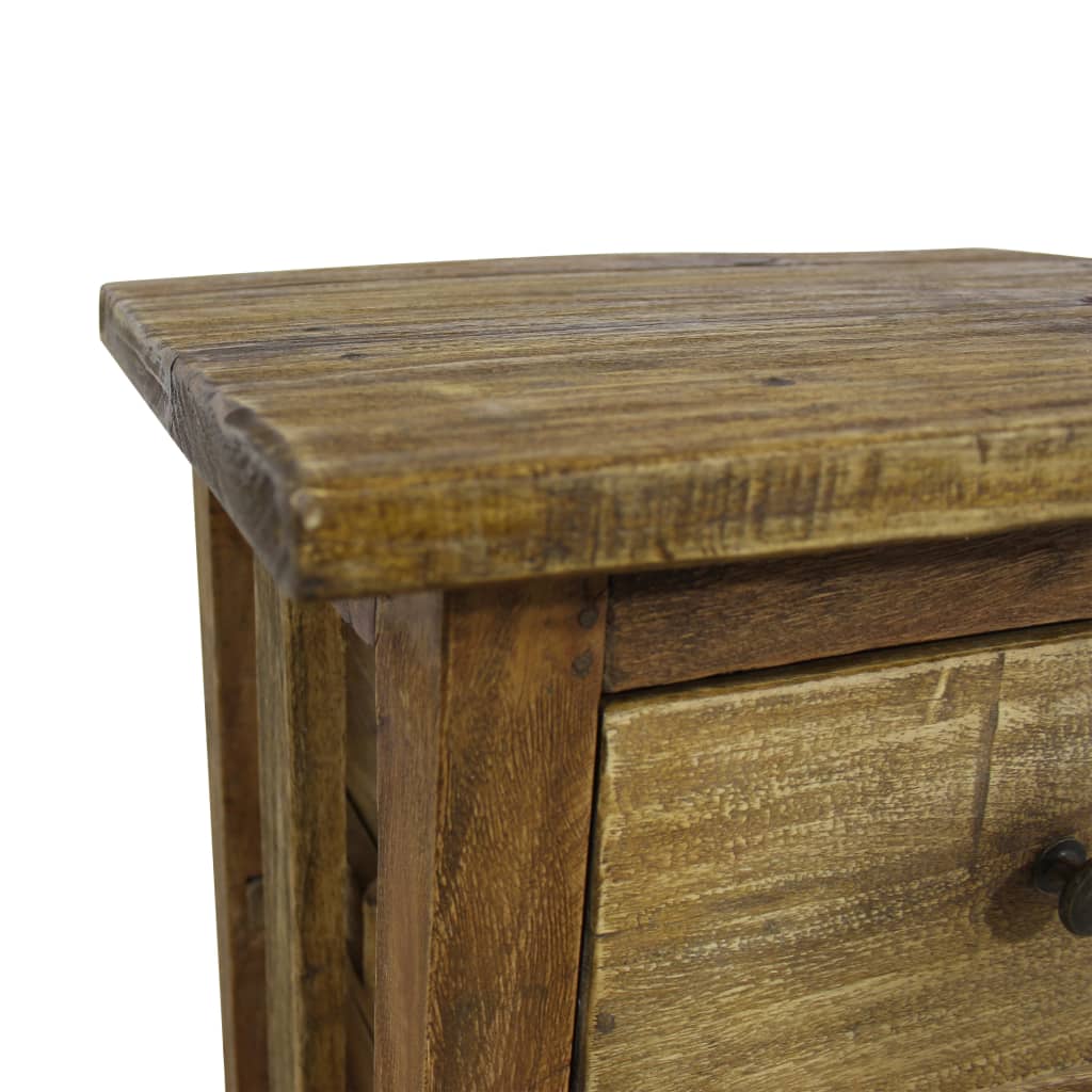 vidaXL Noční stolek, masivní recyklované dřevo, 40 x 30 x 51 cm