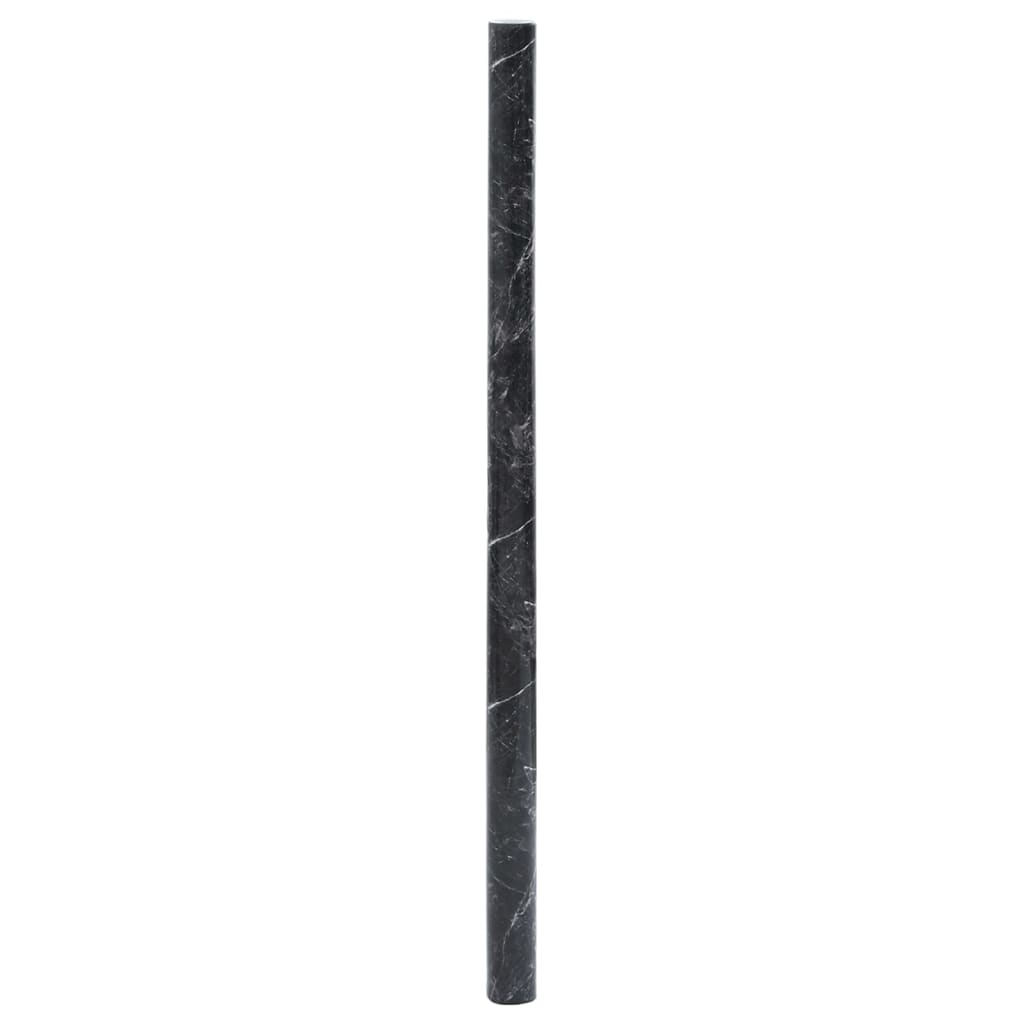 vidaXL Tapeta na nábytek samolepicí mramorově černá 90 x 500 cm PVC