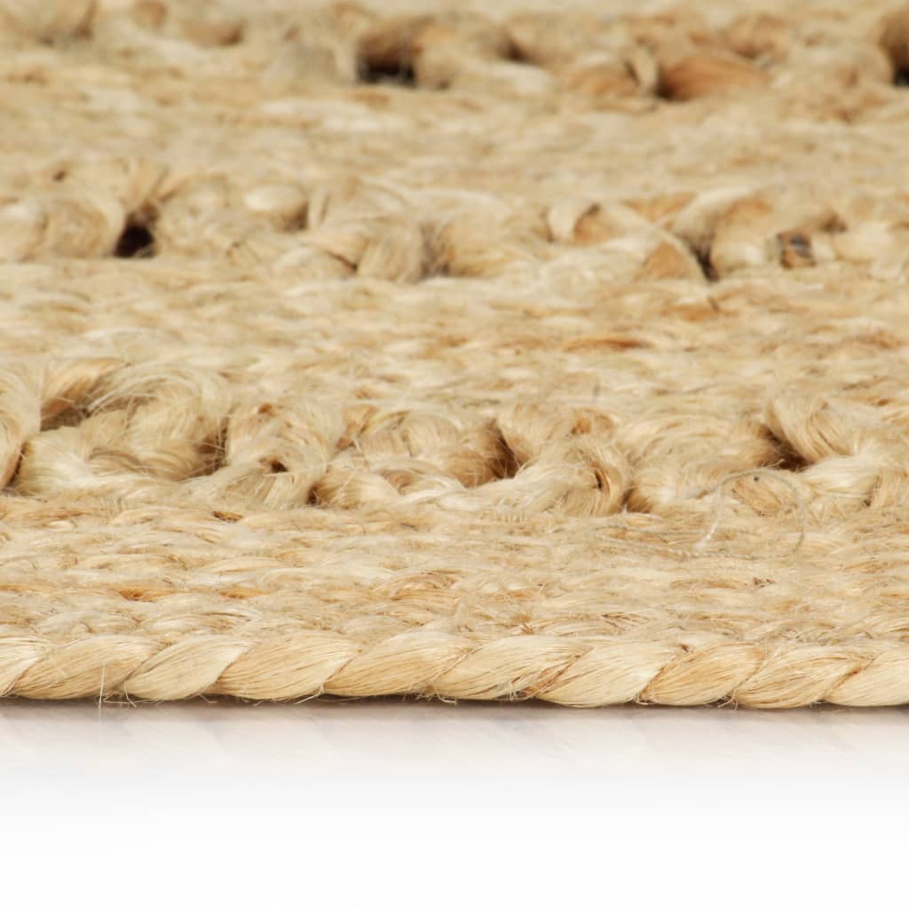 vidaXL Ručně vyrobený koberec ze splétané juty 90 cm