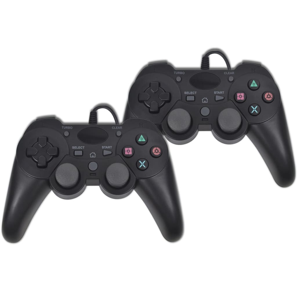 2 kabelové herní ovladače gamepady pro PS3