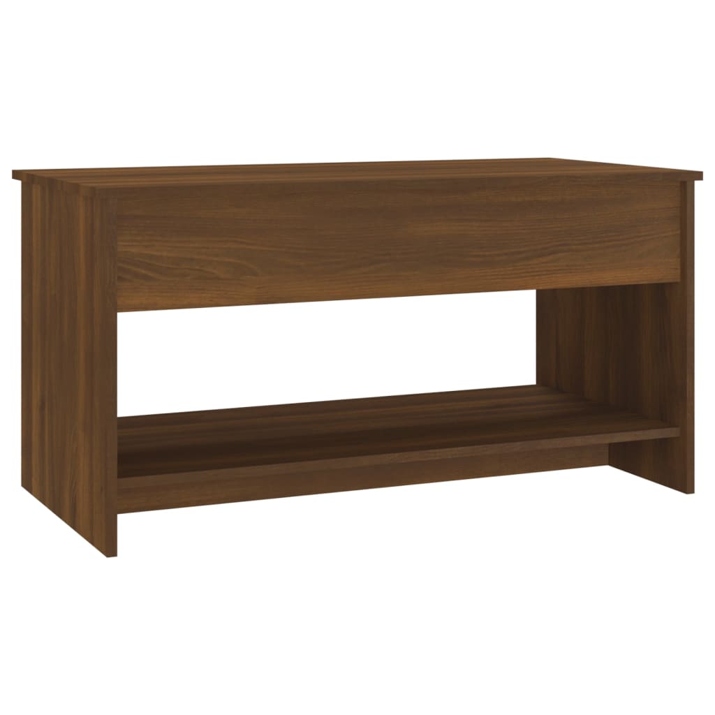 vidaXL Konferenční stolek hnědý dub 102x50x52,5 cm kompozitní dřevo
