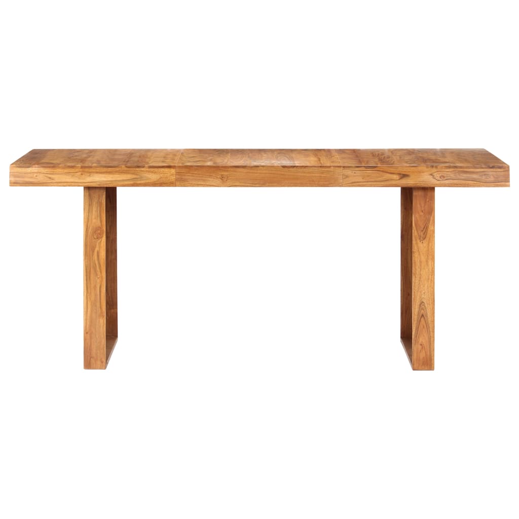 vidaXL Jídelní stůl 180 x 90 x 75 cm masivní akáciové dřevo