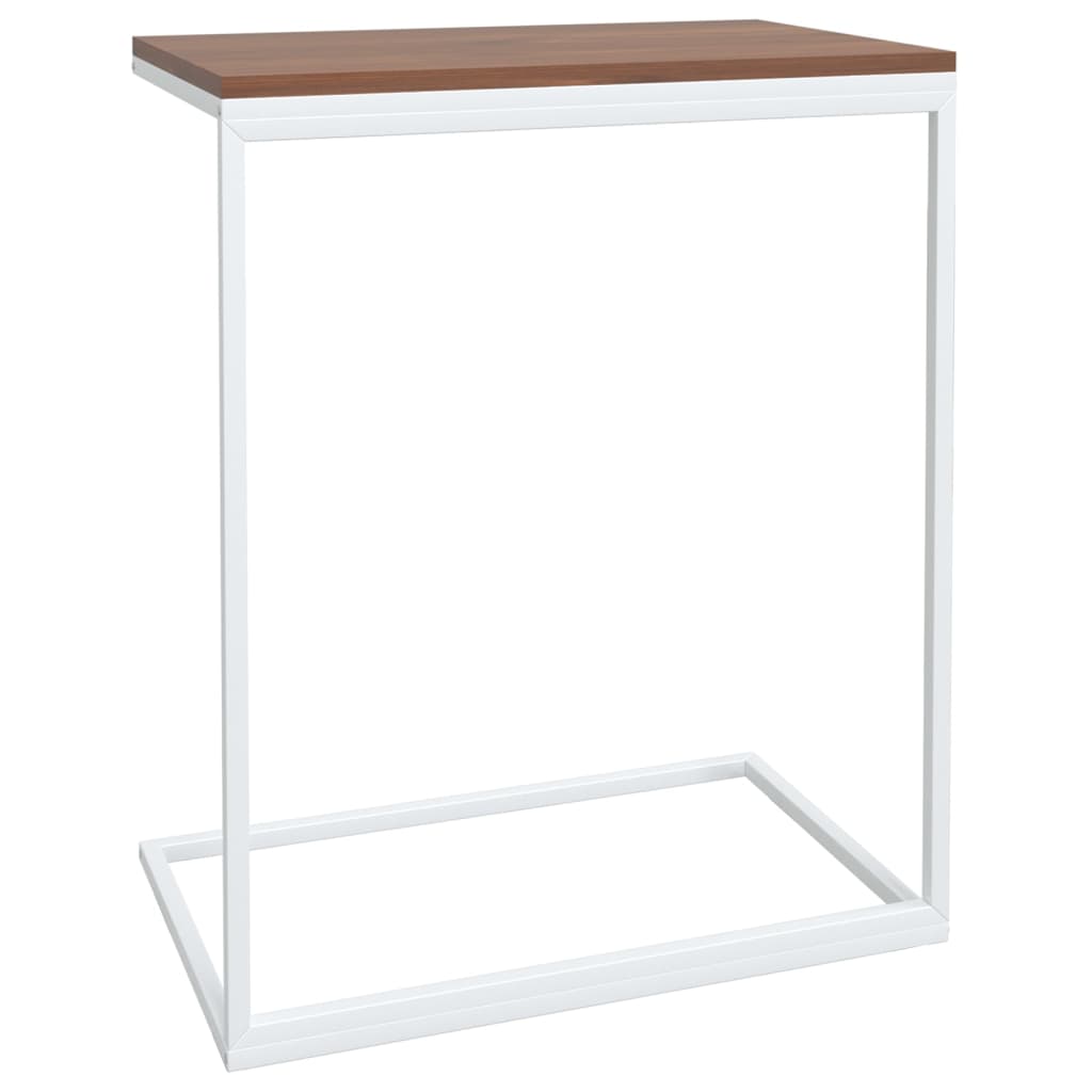 vidaXL Odkládací stolek bílý 55 x 35 x 66 cm kompozitní dřevo
