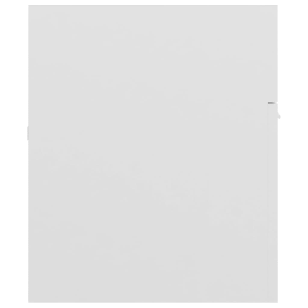 vidaXL Skříňka pod umyvadlo bílá vysoký lesk 100x38,5x46cm dřevotříska