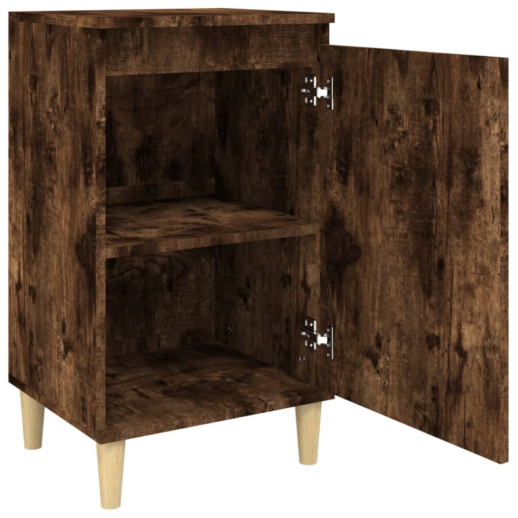 vidaXL Noční stolek kouřový dub 40 x 35 x 70 cm kompozitní dřevo