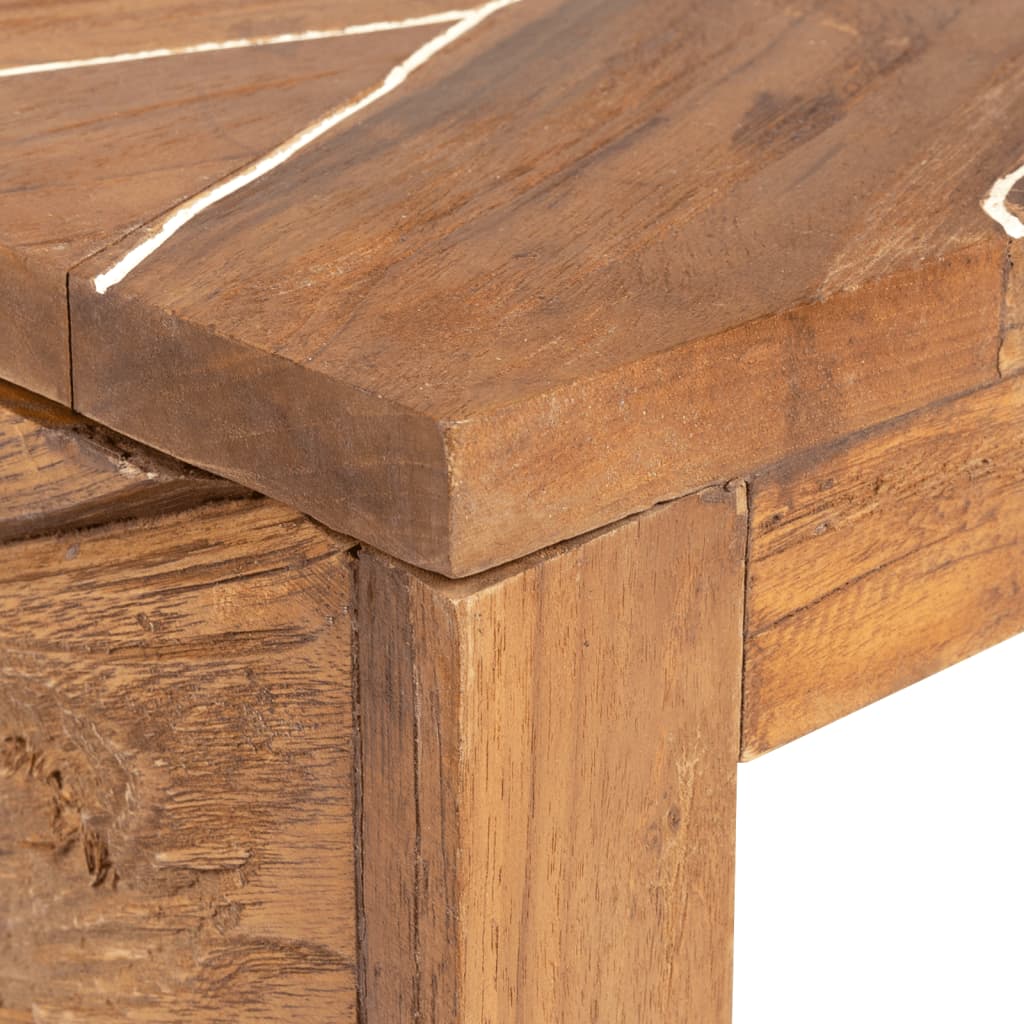 vidaXL TV stolek 110 x 60 x 38 cm masivní teakové dřevo