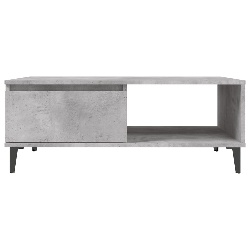 vidaXL Konferenční stolek betonově šedý 90 x 60 x 35 cm dřevotříska