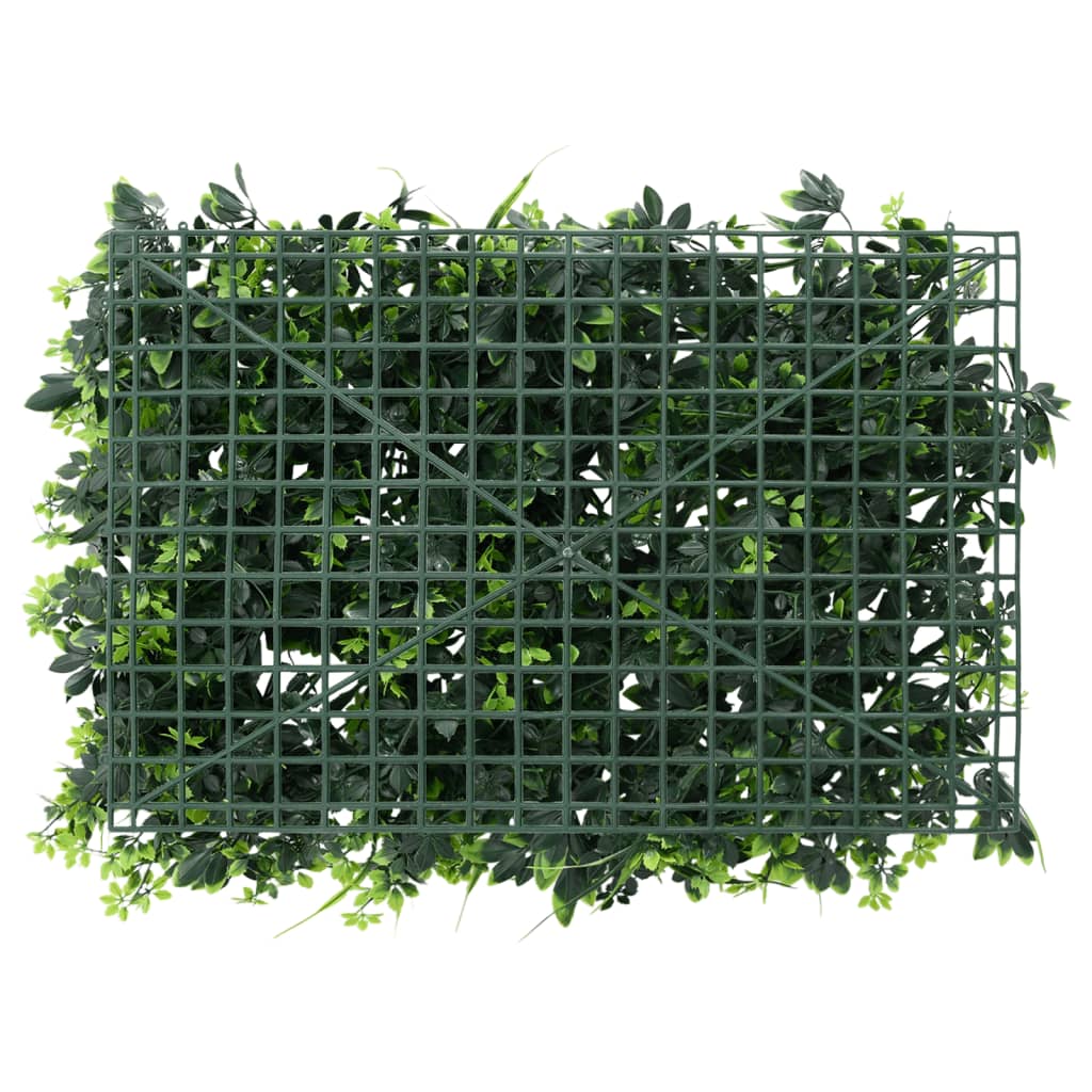  vidaXL Umělý listnatý plot 6 ks zelený 40 x 60 cm