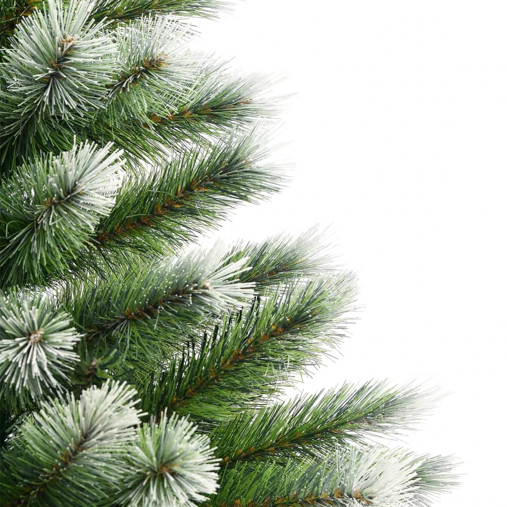 vidaXL Umělý sklápěcí vánoční stromek se sněhem 180 cm