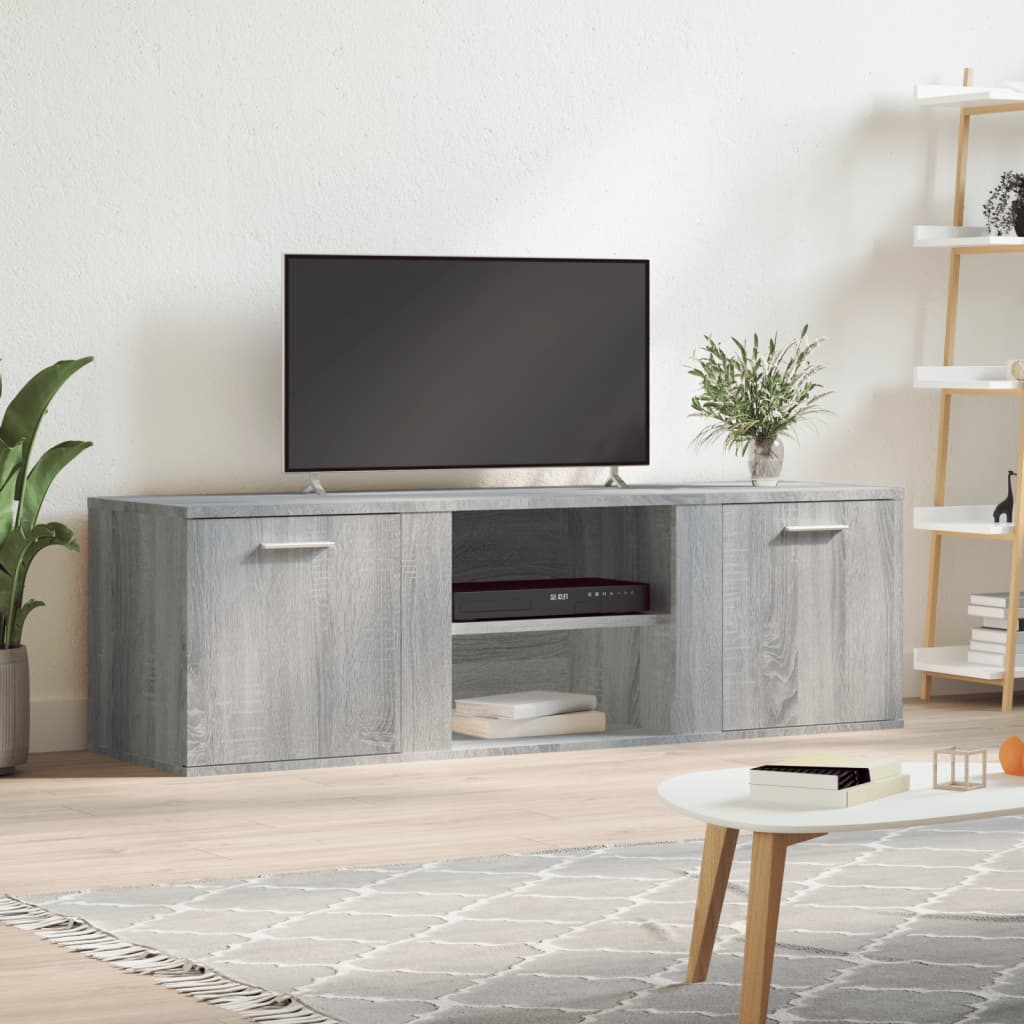 vidaXL TV skříňka šedá sonoma 120 x 34 x 37 cm kompozitní dřevo