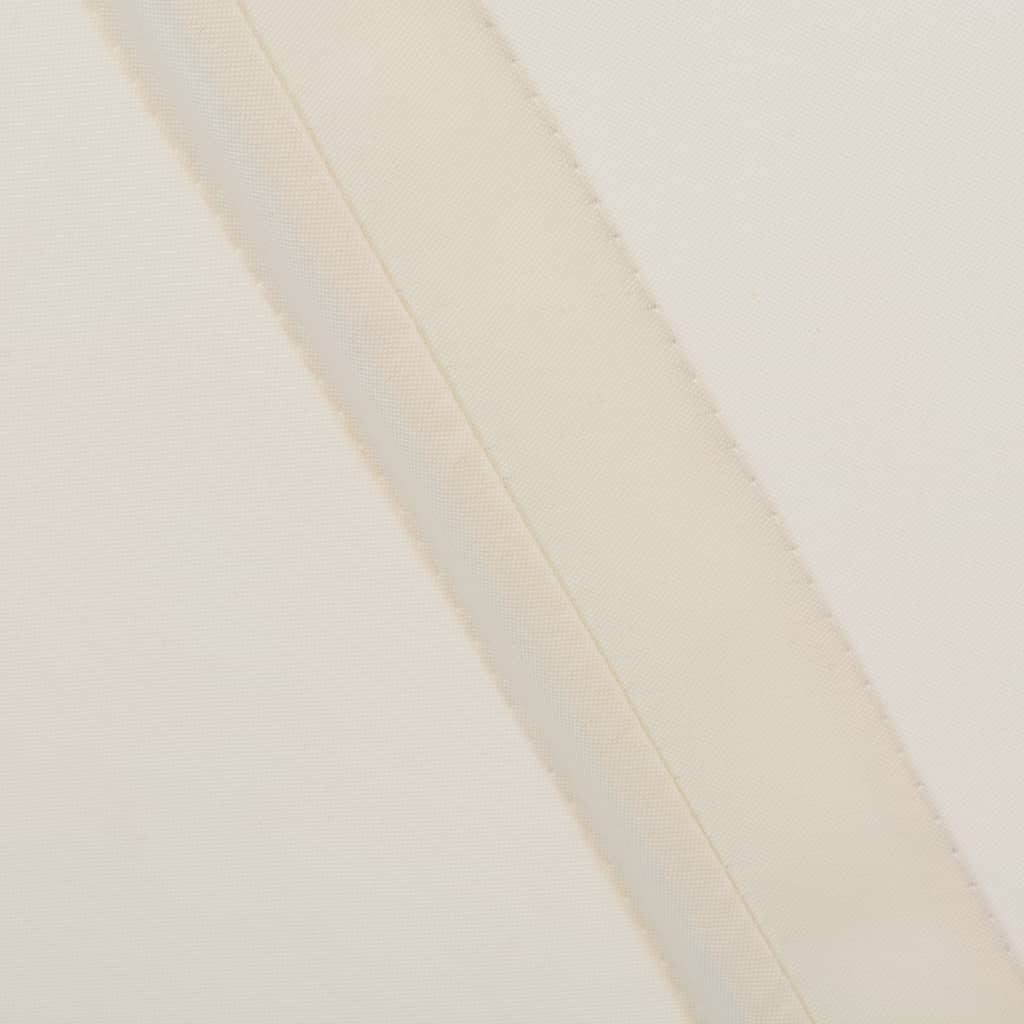 vidaXL Skládací zástěna na terasu krémová 200 cm
