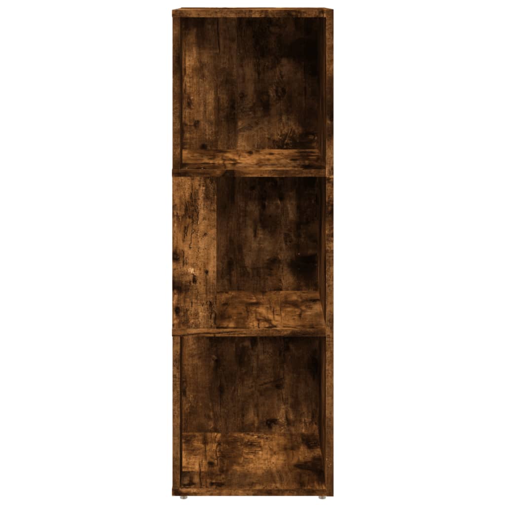 vidaXL Rohová skříňka kouřový dub 33x33x100 cm kompozitní dřevo