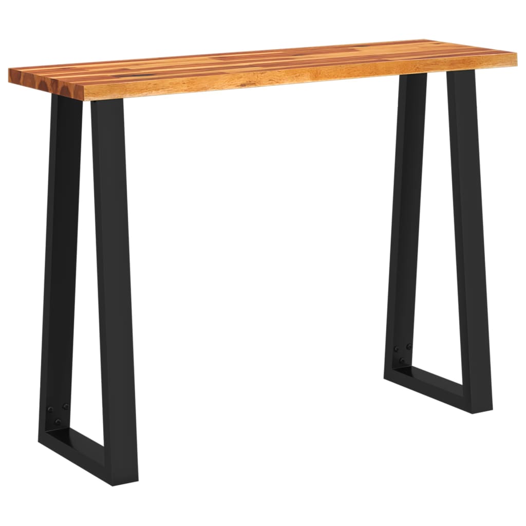 vidaXL Konzolový stůl s živou hranou 110 x 35 x 80 cm masivní akácie